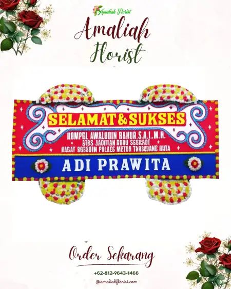 Papan Bunga Ucapan Selamat Padang Ulak Tanding
